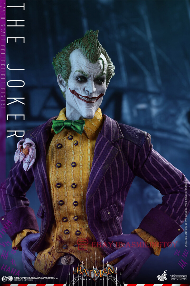 49　ホットトイズ　ジョーカー VGM027　バットマン　アーカムアサイラム 1/6 Hot Toys VGM 27 Batman Arkham Asylum Joker 12'' Action Figure