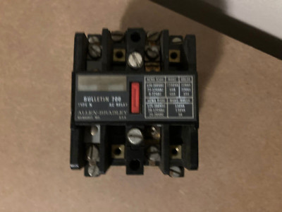 700-N400A1 ALLEN-BRADLEY SER C TYPE N CONTROL RELAY BULLETIN 700