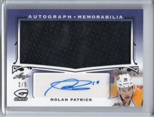 2015-16 Leaf Genesis Purple AUTO/JERSEY #AMNP1 Nolan Patrick RC #d 2/5 FLYERS