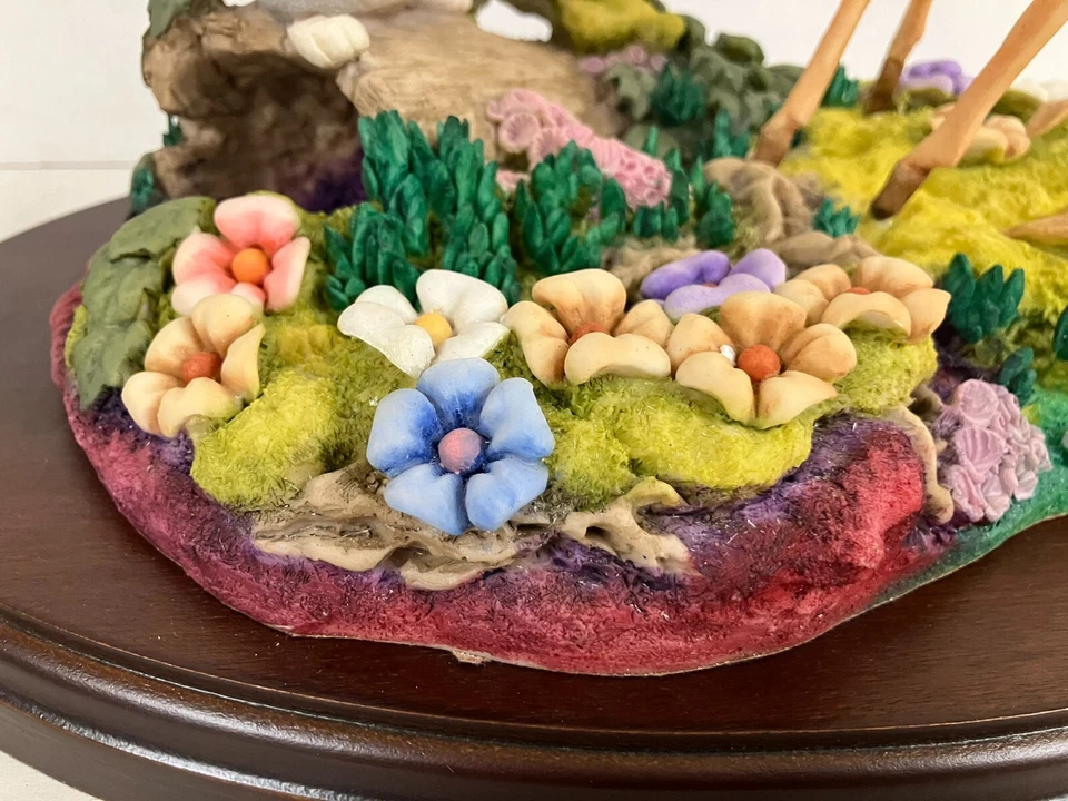 Bambi w Butterfly & Thumper Walt Disney Arden Sculptures by Christopher Holt - Image 2 of 4