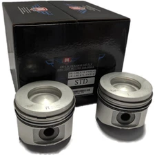 New DK Piston Set (8) w/ Rings - STD - 2001-2005 GM Duramax 6.6L LB7 & LLY