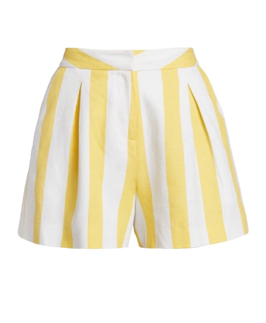 Linen Multicolor Shorts for Women