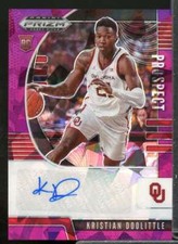Kristian Doolittle 2020-21 Prizm Draft Picks Prospect Autographs Purple Ice #75 