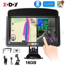 XGODY Bluetooth Navi Navigation für Auto KFZ LKW PKW GPS Navigationsgerät 7 Zoll