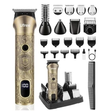 All-In-One Electric Shaver & Hair Clipper Set for Mustache and Body Grooming