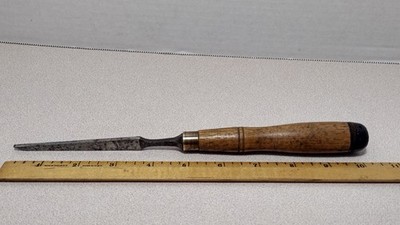 Vtg 1/8  Wood Chisel James Swan Co. Swan Logo Extra Best Cast Steel (v324)