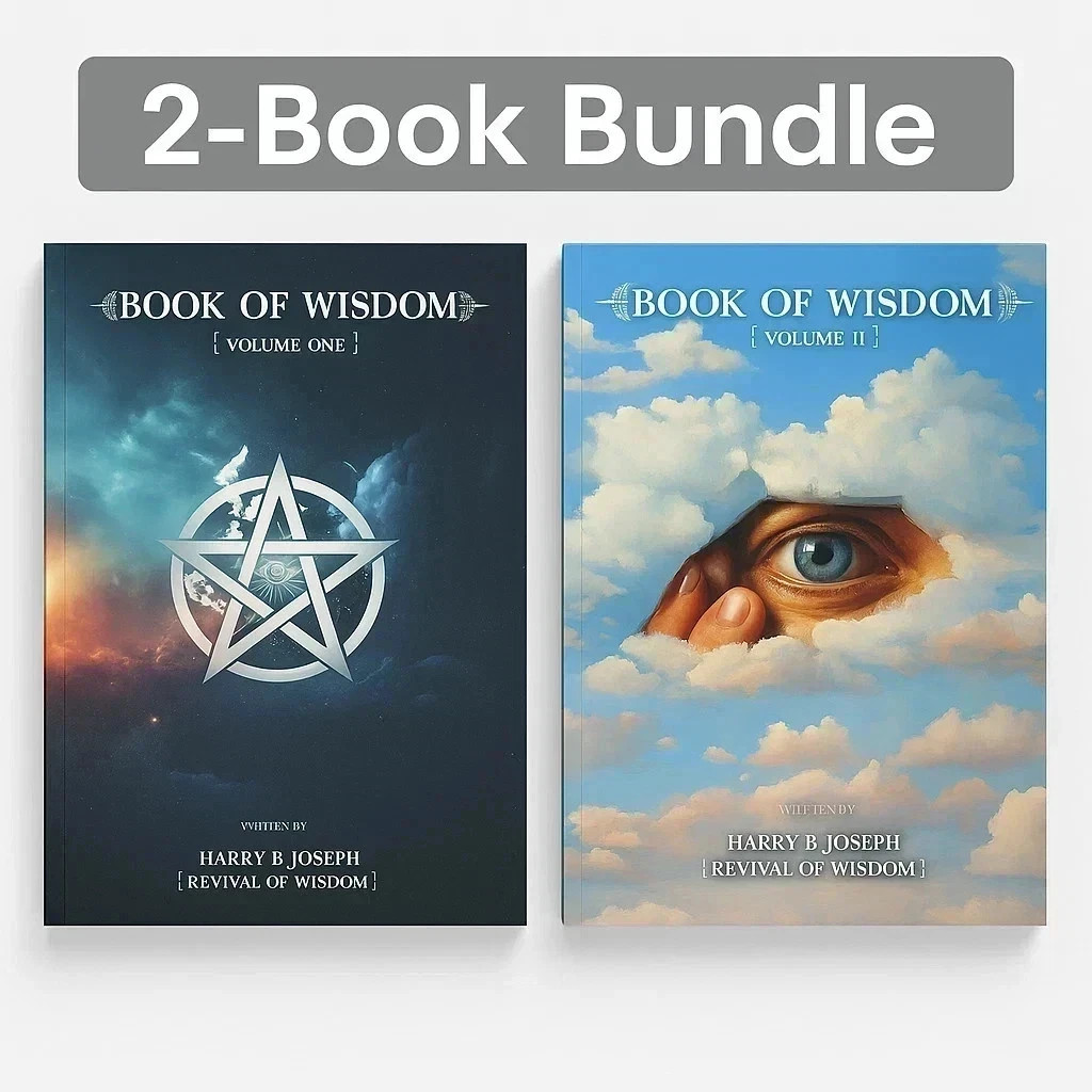 Book Of Wisdom Volumes 1 &Amp; 2 By Harry B. Joseph 2-Book Spiritual Set