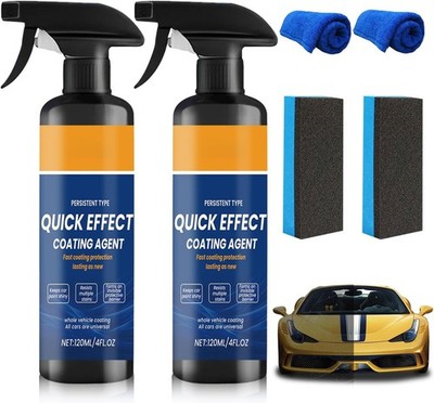 2Pcs Advanced Quick Effect Coating Agent,Advanced Car Quick-Acting Coating...
