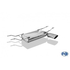 FOX Sportauspuff Endschalldämpfer Mazda MX5 ND quer Ausgang rechts 1x115x85 oval