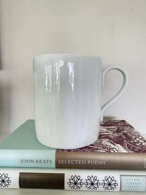 NEW Apilco Tuileries All White Porcelain Coffee Tea Mug Made in Limoges, France 
