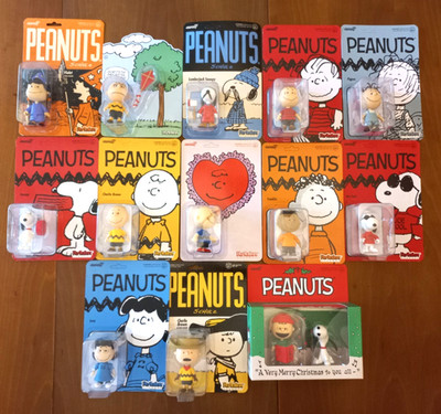 Peanuts Super 7 ReAction Figuren - Lucy, Linus, Snoopy, Charlie Brown - aussuchen