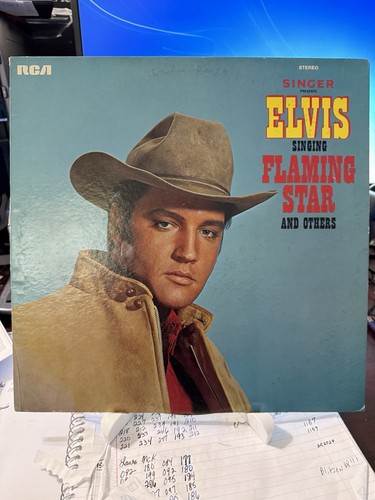 1968 ELVIS PRESLEY LP Singer Presents Elvis Singing Flaming Star and Others RCA