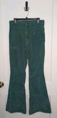 Free People We The Free Jayde Cord Flare Forest Green Size 32