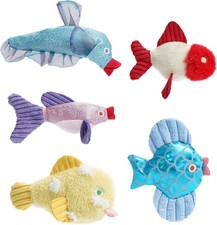 Nocciola Catnip Toys, 5 Pack Cat Toys for Indoor Cats with Medium, colorful
