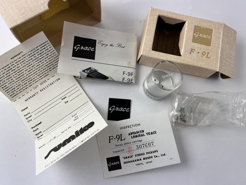 Cartucho fono estéreo Grace F-9L de colección Japón Advanced Luminal Trace SOLO EN CAJA - Imagen 10 de 24