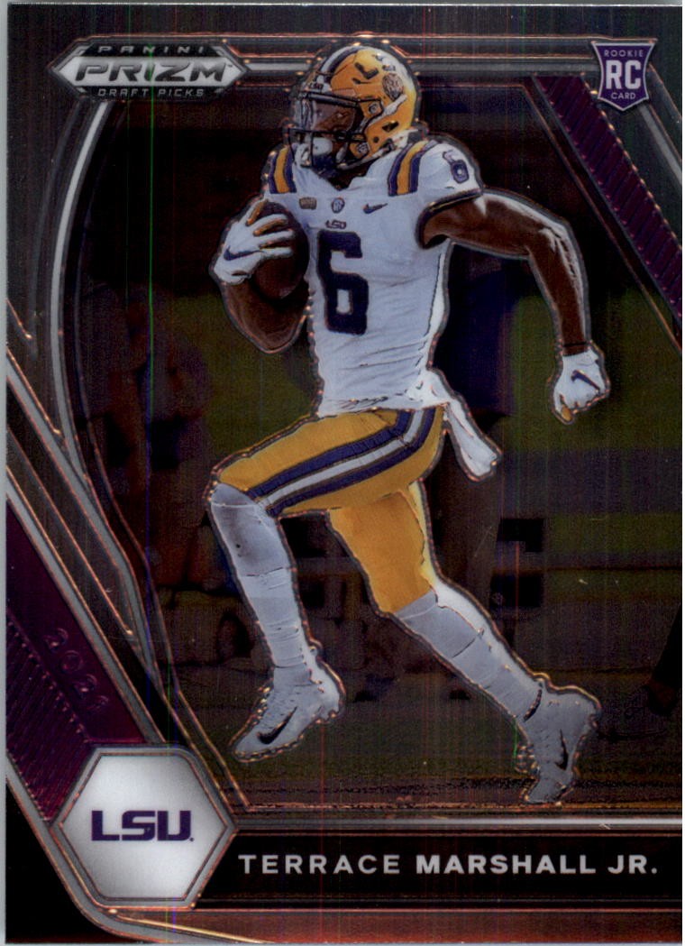 2021 Panini Prizm Draft Picks #157 Terrace Marshall Jr. RC - FB
