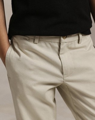 NWOT Polo Ralph Lauren Big Boys Suffield Chino Khaki Pants Sz 20
