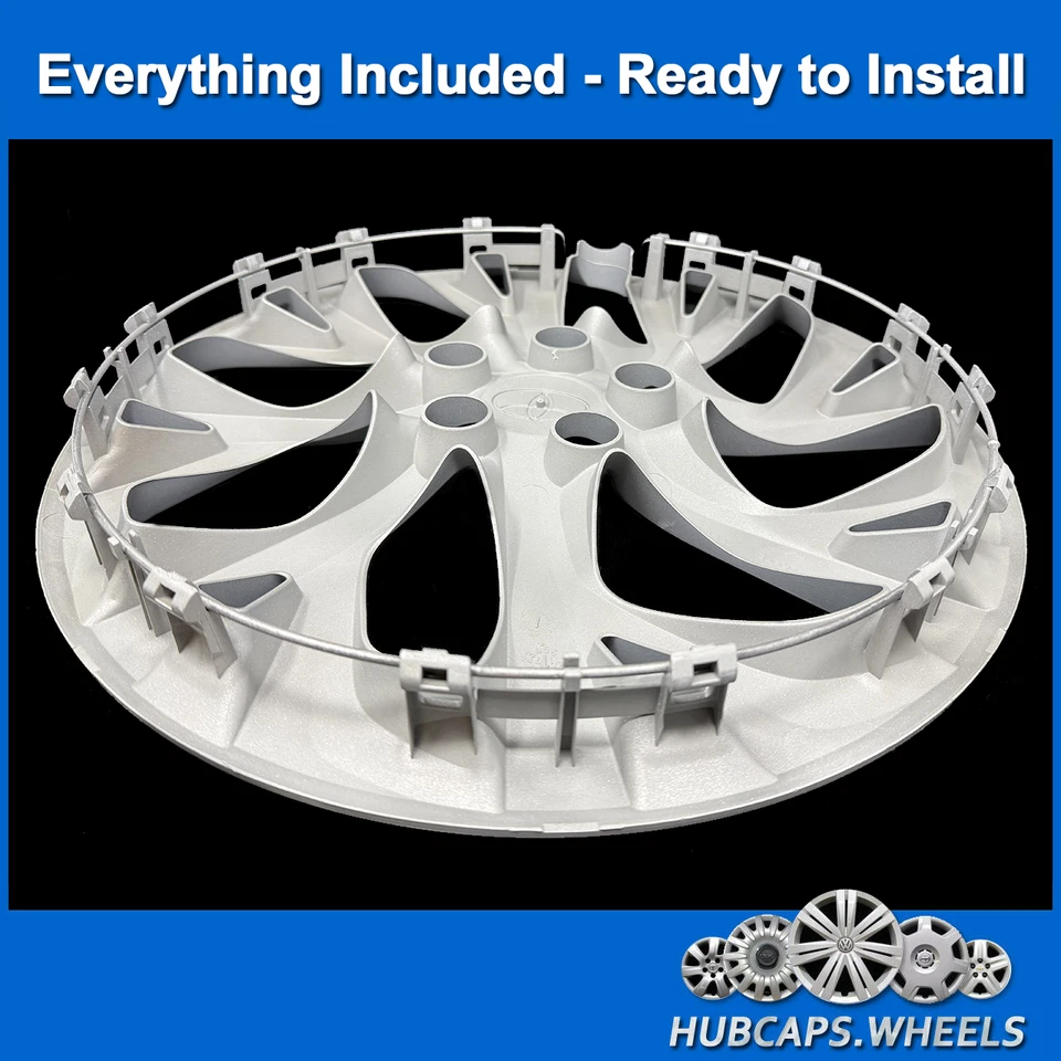 Hubcap for Toyota Corolla 2017-2019 - Genuine OEM Factory 16" Wheel Cover 61181 - Image 2 of 4