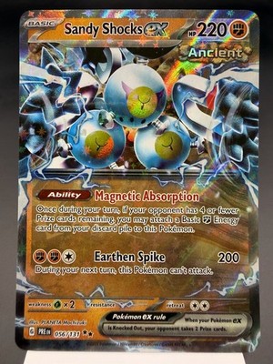 Sandy Shocks ex 056/131 - Ultra Rare - Prismatic Evolutions Pokemon Karte MINT
