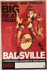 The Cramps 1997 Promo Poster Big Beat From Badsville Y