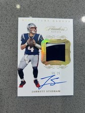 Jarrett Stidham 2019 Flawless RPA /25 Signature Gloves ROOKIE 