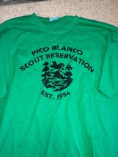 Boy Scout Camp Pico Blanco CA Monterey Bay Council Size Large T-Shirt Tee Shirt