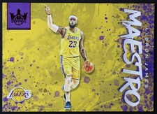2019-20 Panini Court Kings Maestros 119/149 LeBron James #20
