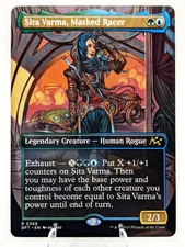 MTG Sita Varma, Masked Racer (Borderless) #368 Aetherdrift (DFT) Near Mint NM