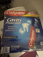 Colgate Cavity Protection Toothpaste with Fluoride, Regular Flavor (8 oz., 5 pk)