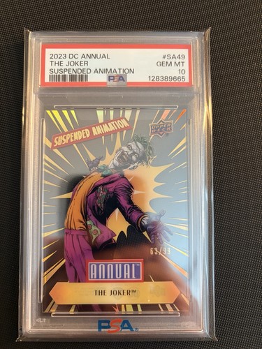The Joker #SA-49 2023 Upper Deck DC Annual Suspended Animation card