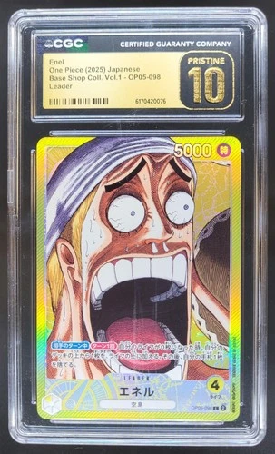 2025 ONE PIECE JP ENEL LEADER OP05-098 CGC 10 PRISTINE S PT