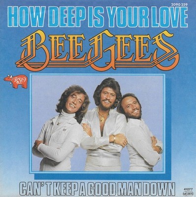 Bee Gees - How Deep Is Your Love Vinyl 7'' 45 RPM Single Stereo Pop Ballad 3