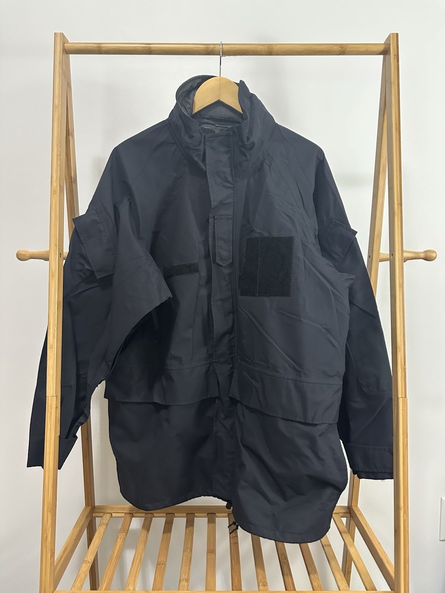 Adventure Tech Gore-Tex Jacket Coat Black Parka Military Army