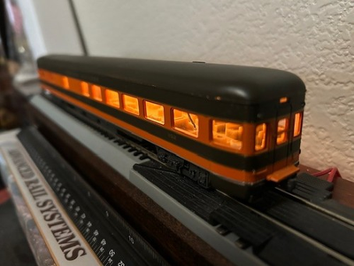 #ad GREAT NORTHERN quot;EMPIRE BUILDERquot; 1930 OBSERVATION HO Scale INTERIOR LIGHTS $149.95