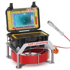 Sanyipace 30M Sewer Camera w/ 512Hz Locator  Self-Leveling, 7mm Cable