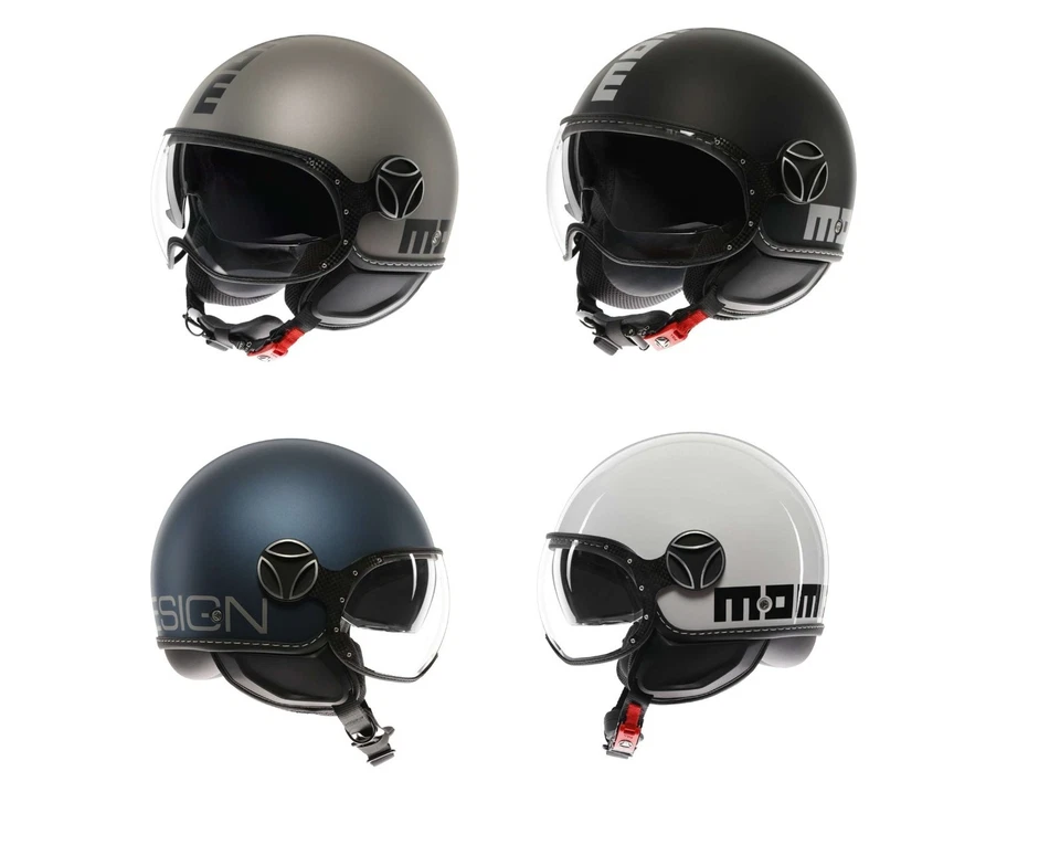 Casco Momo Design EVO ECE 22.06 Jet Doppia Visiera Opaco / Helmet Moto - Image 1 of 2