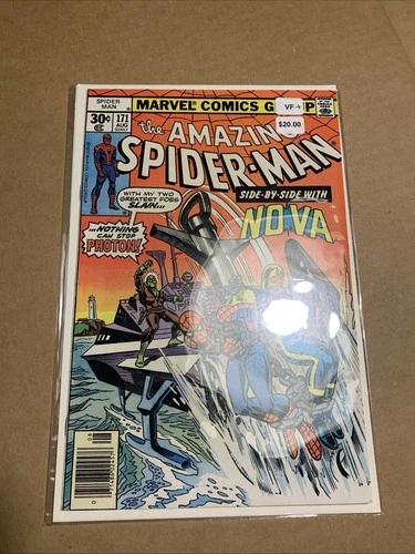 AMAZING SPIDER-MAN #171  & 552 & 553 AUGUST 1977  HIGH GRADE VF 8.0 Lot Of 3