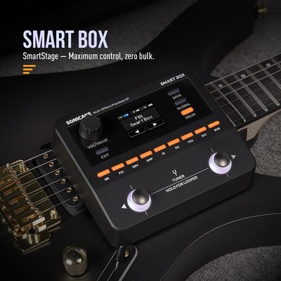 ギター SONICAKE SMART BOX SONICAKE Smart Box Multi-Effects Processor for Guitar/Bass 130+