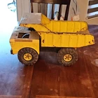 Vintage Tonka Yellow Pressed Steel Dump Truck Construction Vehicle Toy