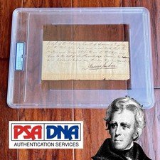 ANDREW JACKSON Autograph Early Handwritten Legal Letter Signed Signature * PSA