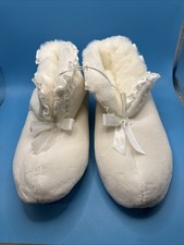 Dearform Slippers XL 9.5-10.5. Vintage Grandma Chic Soft.