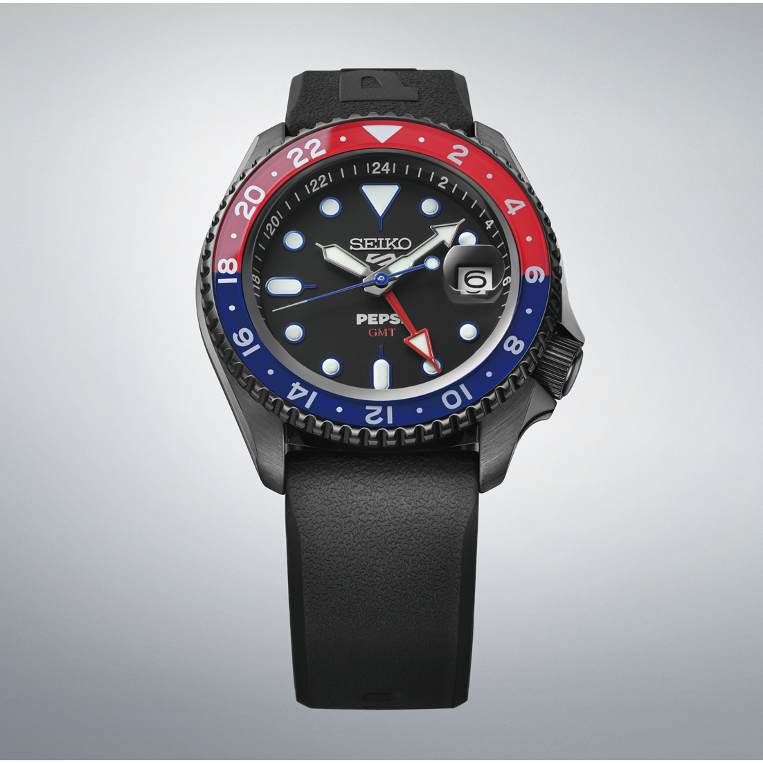 時計 SEIKO 5 SPORTS 80s Seiko 5 Sports x PEPSI Limited Edition GMT Watch SSK047K1 | eBay
