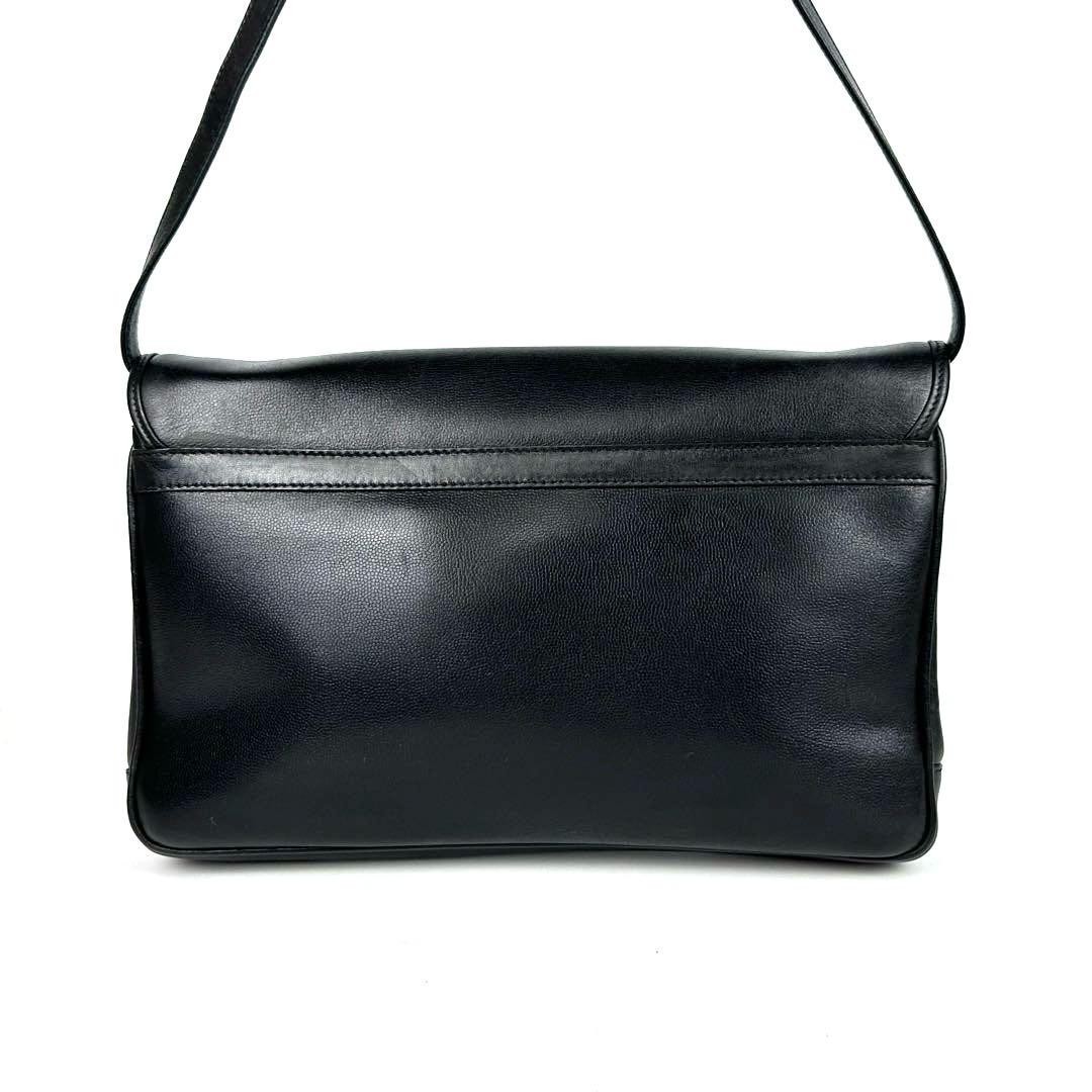 Borsa a tracolla Yves Saint Laurent ottime condizioni 2 vie YSL pelle di vitello nera