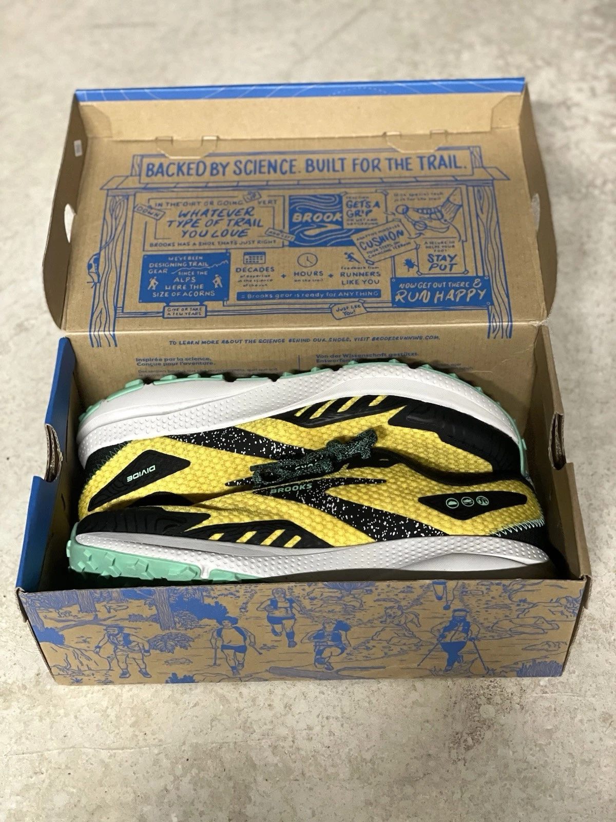 Brooks Divide Trail 4 Men’s Size 9 - Worn Once