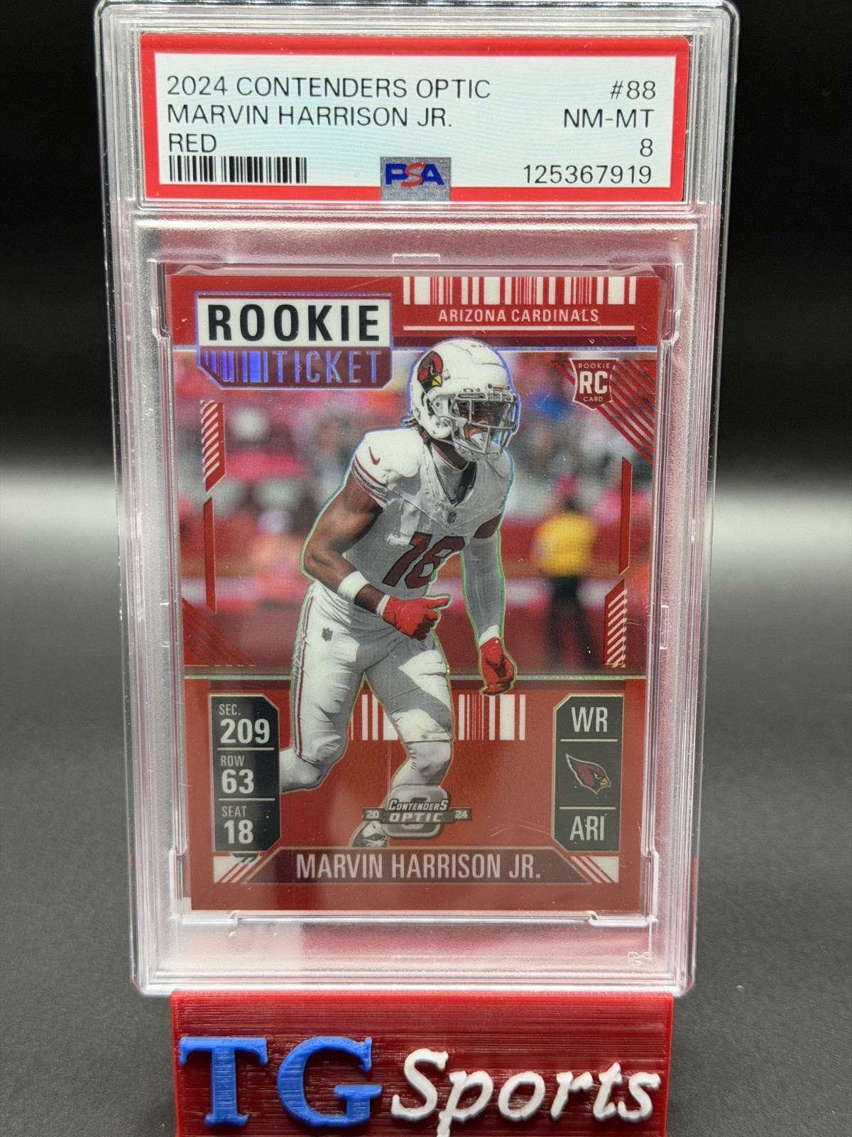 2024 Panini Contenders Optic - Rookie Ticket Marvin Harrison Jr. #88 (RC)