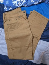 Levis 505 Mens Brown Denim Jeans Straight Leg...