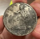 1874 $1 Trade Dollar San Francisco MINT American Coin Colonial Era SHIPWRECK Old