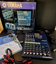 Yamaha MG102C 10 Channel Analogue Audio Mixer Compact Studio Desk + PSU Boxed