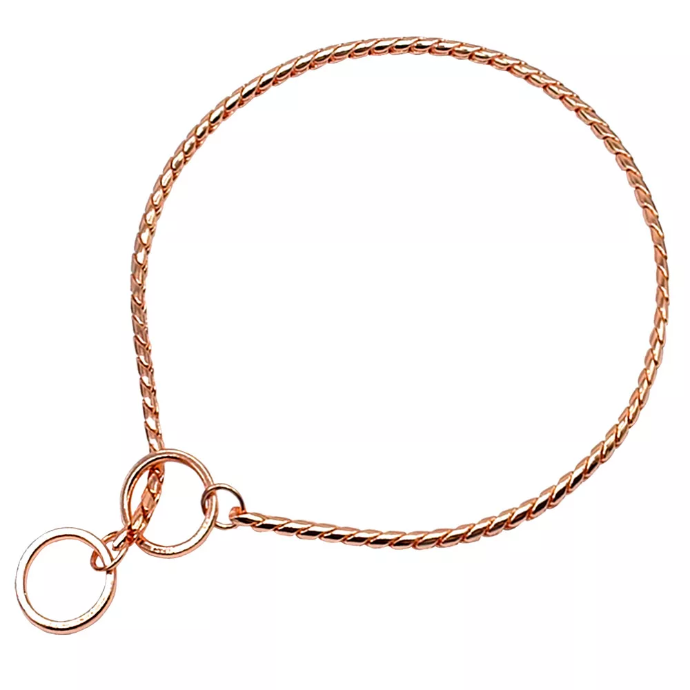 Rose gold choke chain clearance
