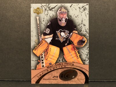 2003-04 Upper Deck Ice Premieres #130 Marc-Andre Fleury Rookie Card /99 SP RARE!